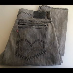Levi's 511 36x30 grey/black jeans